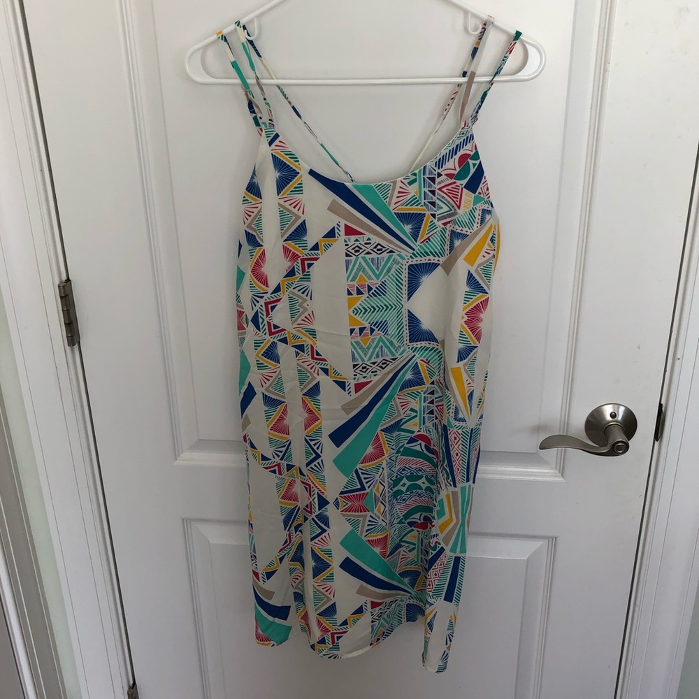 Dress with strap detail in back